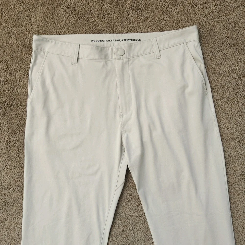 Rhone Commuter‎ Classic Casual Relaxed Khaki Pants Men's Sz 35 Comfortable Style